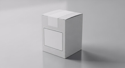 Minimalist Tea Packaging Mockup for Tea Brand Featuring Blank Label and Smooth Lighting