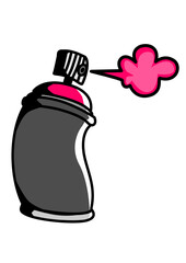 Illustration of a spray can