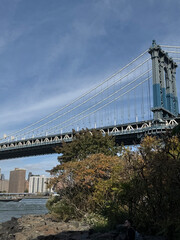 Fototapeta premium Manhattan Bridge in Brooklyn, New York