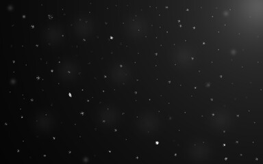 Snowfall overlay square background