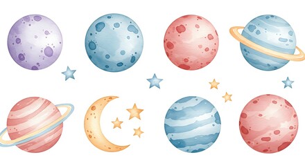 水彩宇宙の物語