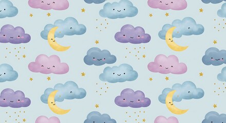 夢見る雲と月夜