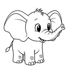 小さな象の笑顔