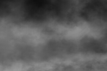 Abstract Dark Gray Smoke Cloud Background Texture Overlay with Realistic Misty Fog and Atmospheric Particles for Mysterious and Spooky Design Elements