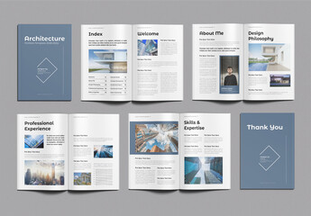 Architecture Portfolio Template Design