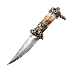 Ancient Ritual Dagger: A meticulously crafted dagger, exuding an aura of mystique and history. The blade gleams with sharpness, while the intricate handle hints at an ancient era.
