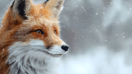 Obraz premium red fox vulpes