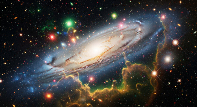 galaxy in space
