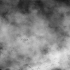 Abstract Black and White Smoke Fog Mist Texture Overlay Background with Volumetric Grayscale Diffusion for Atmospheric Effects or Gritty Design