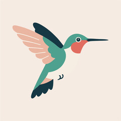 hummingbird in flight