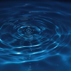 Obraz premium A close view of shimmering deep azure liquid, showing movement and refraction below the surface, creating a peaceful, vibrant background ,aqua ,lagoon ,clear