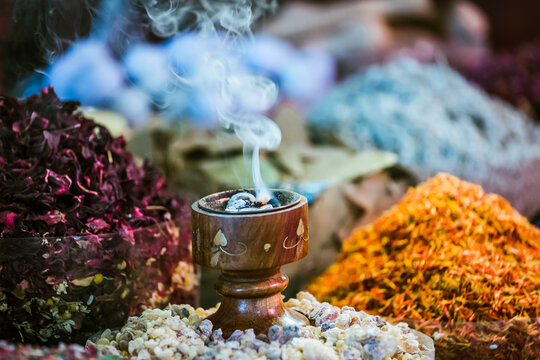 Incense and spices at Dubai souq, UAE