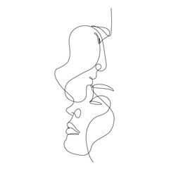 Minimalist Romantic Illustration