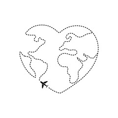 Minimalist Travel Tattoo Design