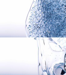 belly fat burning process under the skin with realistic cross section of body layers, fast weight loss Comparison, fat cells burn, Before and after a thick and thin waist, sports training, 3d render	
