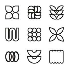 set of vector icons