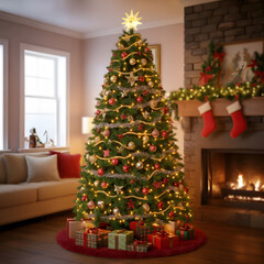 decorated christmas tree