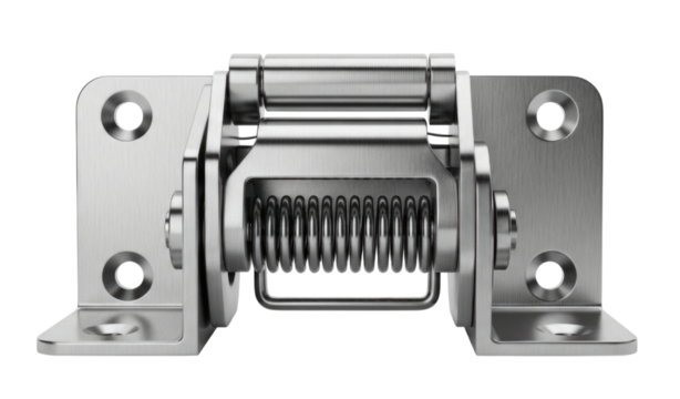 Heavy duty spring hinge transparent background cutout png