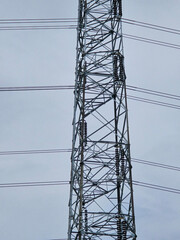 high voltage tower, electricity transmission