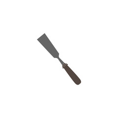 Chisel tool illustration on a white background,