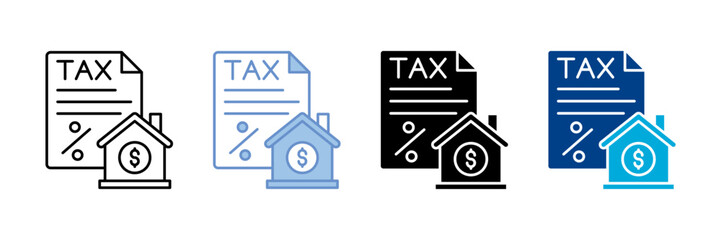 Lease Icon Set Multiple Style Collection