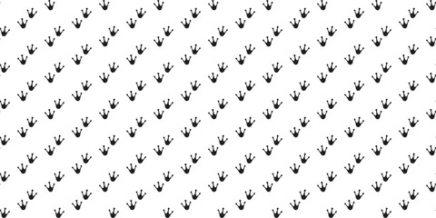 Fototapeta premium Seamless pattern of black fleur-de-lis symbols simple vector background for textile design wrapping paper or wallpaper EPS vector