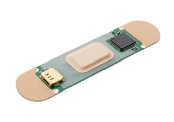 Medical electronic device component transparent background cutout png