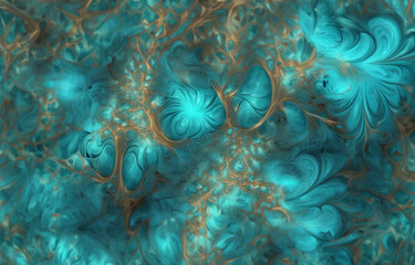 Green Spiral Julia Set Hypnosis