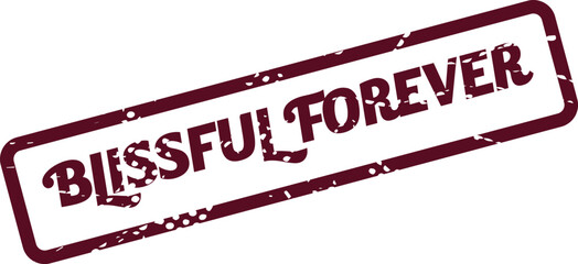 This stamp conveys enduring happiness and joy through its blissful forever message