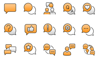 Bubble Icon – Vector Chat and Message Symbol for Communication Design