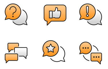 Bubble Icon – Vector Chat and Message Symbol for Communication Design