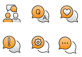 Bubble Icon – Vector Chat and Message Symbol for Communication Design