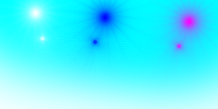 Aqua light effect with shine ray glowing sparkle explosion bright vibrant color for design element overlays background and photo editing