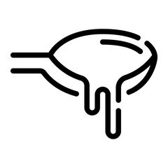syrup line icon