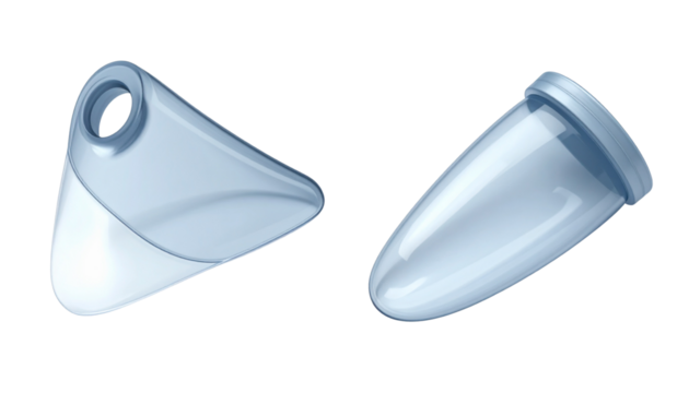 Collection of Two Medical Pill Designs isolated on transparent background