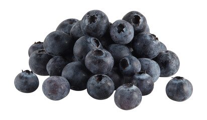 Blueberry cut out isolated transparent background