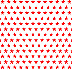 連続する赤い星イラスト背景