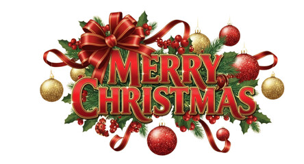 merry christmas greeting card