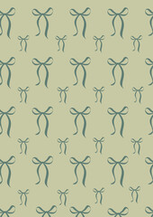 seamless background with ribbon with soft green background