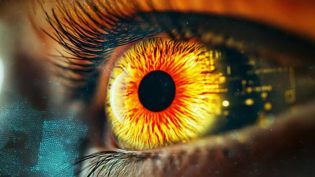 Human eye integrating circuits for artificial intelligence vision - Powered by Adobe