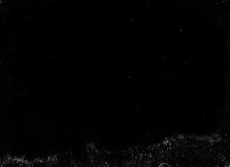 Vintage Black with Bottom Grain Texture Overlay - Professional Retro Film Effect for Video and Photo Editing - Authentic Aged Graphic Resource for Creative Digital Content with Distressed Detail

