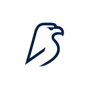 Eagle outline bird icon