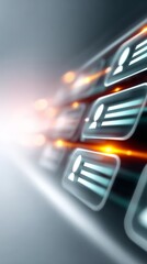 Obraz premium Captivating dynamic abstract motion blur background with smooth creative digital art effect and modern aesthetic.