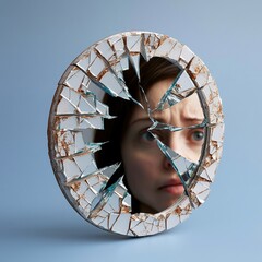 Facing chronic instability reflections in a shattered mirror in a minimalist space