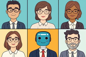 Visual assessment of diverse candidates in professional settings amidst instability