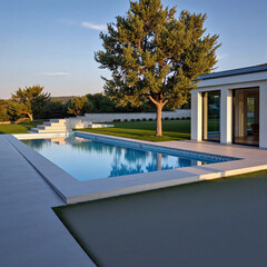 swimming pool in a hotel