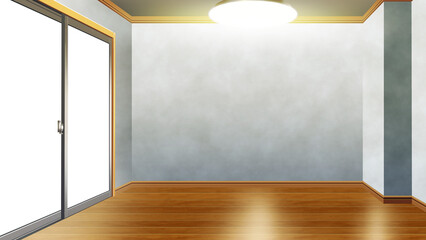 Fototapeta premium 家具の無いワンルーム