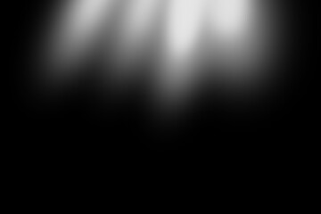 Abstract White Light Beams Descending from Top on Black Background, Minimalist Artistic Lighting, Soft Glow, Modern Visual Effect for Creative Design, Elegant Backdrop for Presentations and Art

