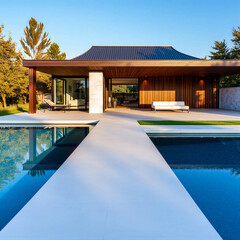 swimming pool in hotel