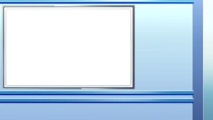 ニュース番組のスタジオ